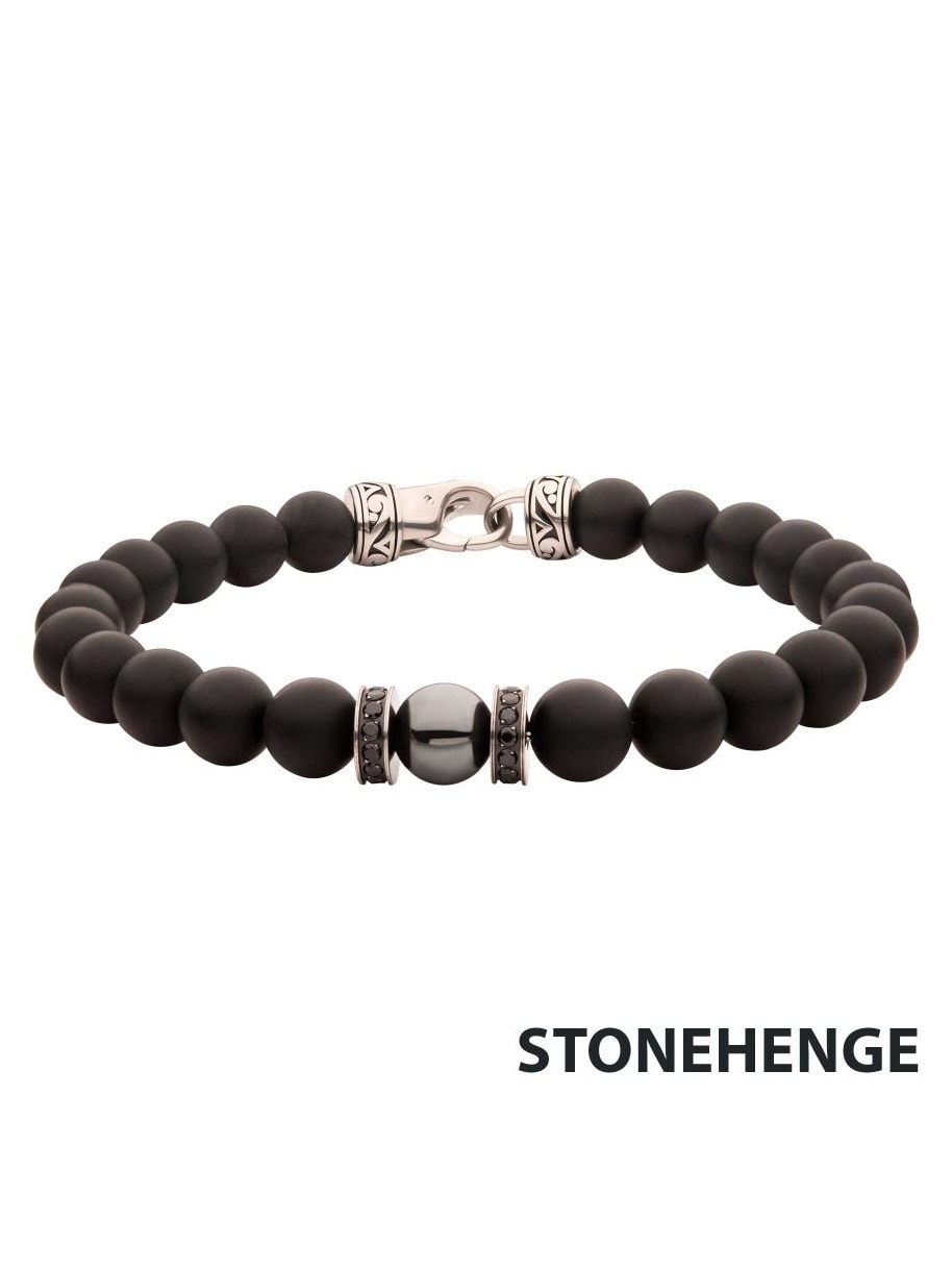 BRB1090AQ-850 Stonehenge Hematite Inox Armband.jpg