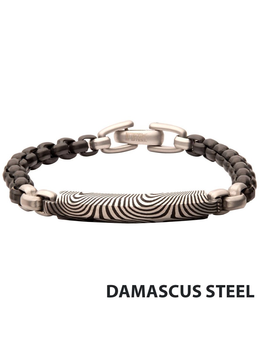 BRDMS2770K damascus steel Inox Bracelet.jpg