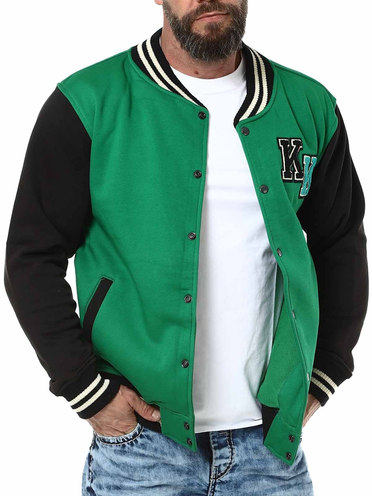 Daytona Raceway Jacket green King Kerosin_1.jpg