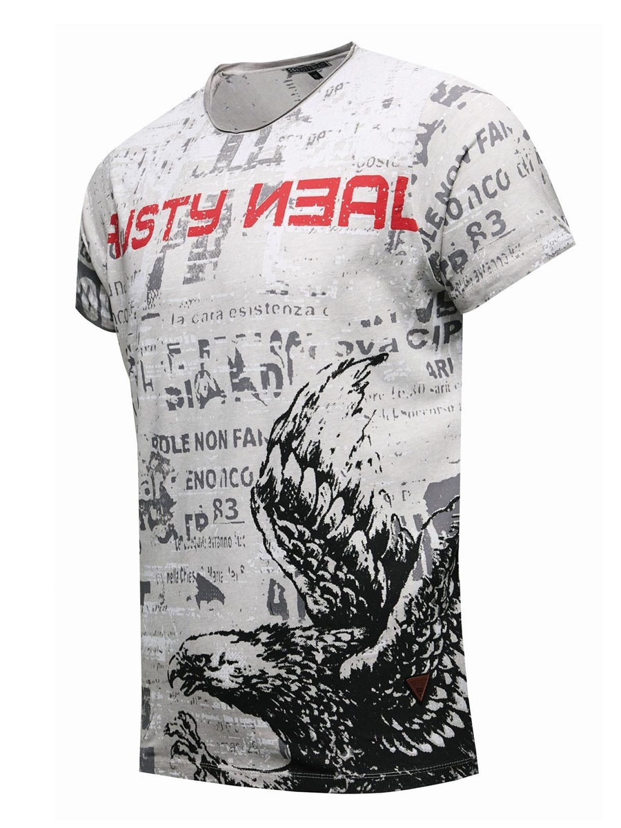 Eagle Script T-shirt - Washed Black 231.jpg