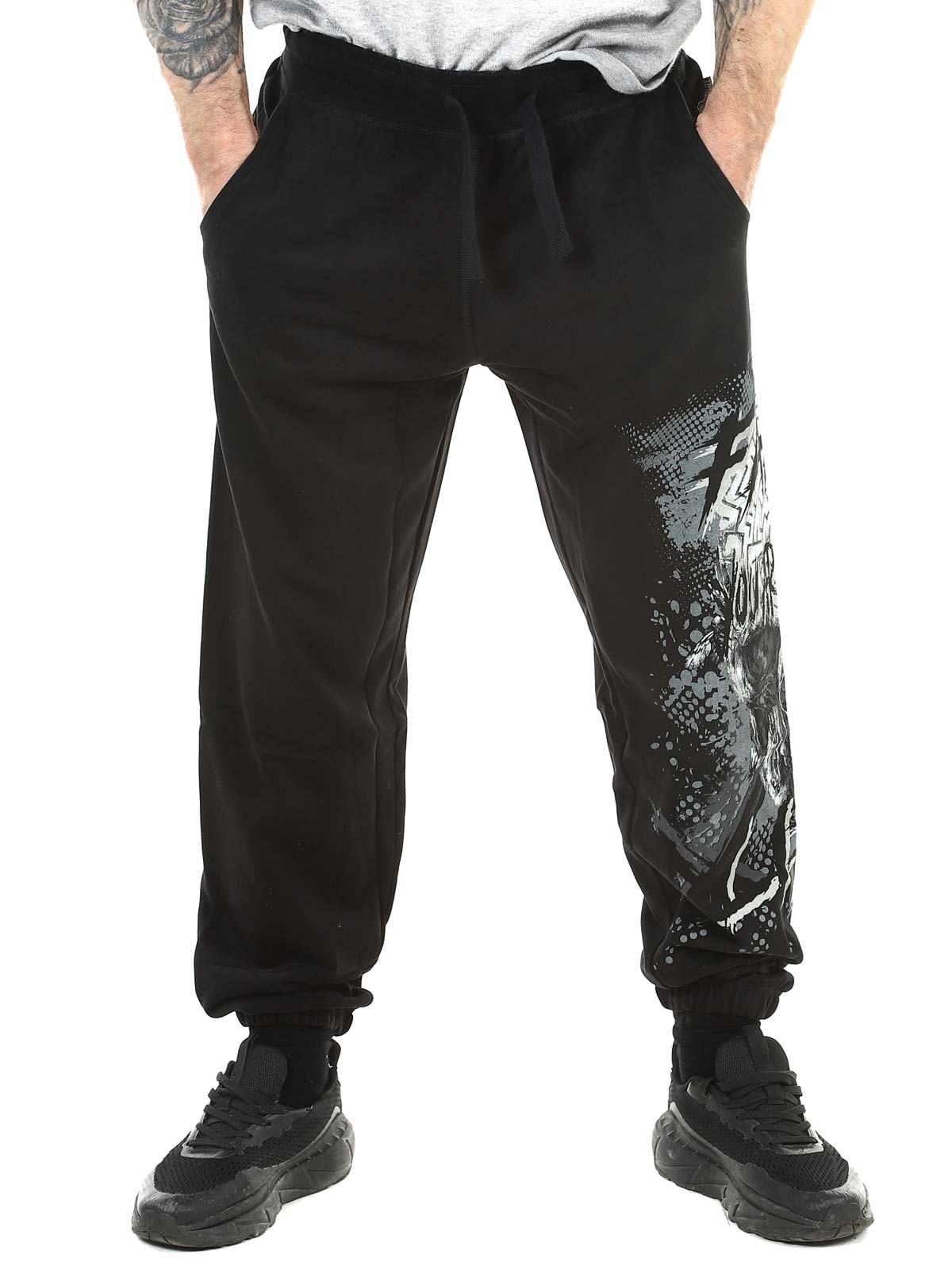 Fact of Life Labyrinth Sweatpants - Black_1.jpg
