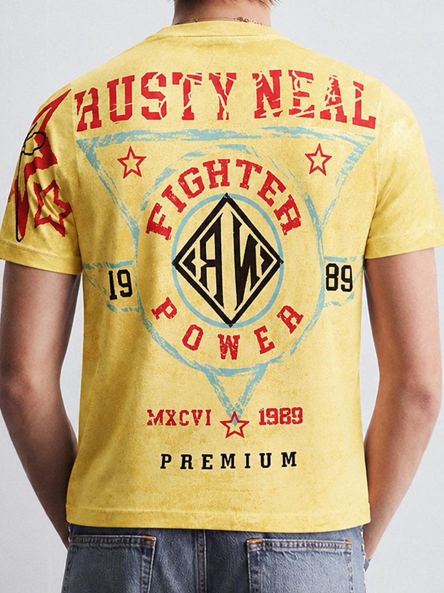 Fighter Power T-shirt yelow 2.jpg