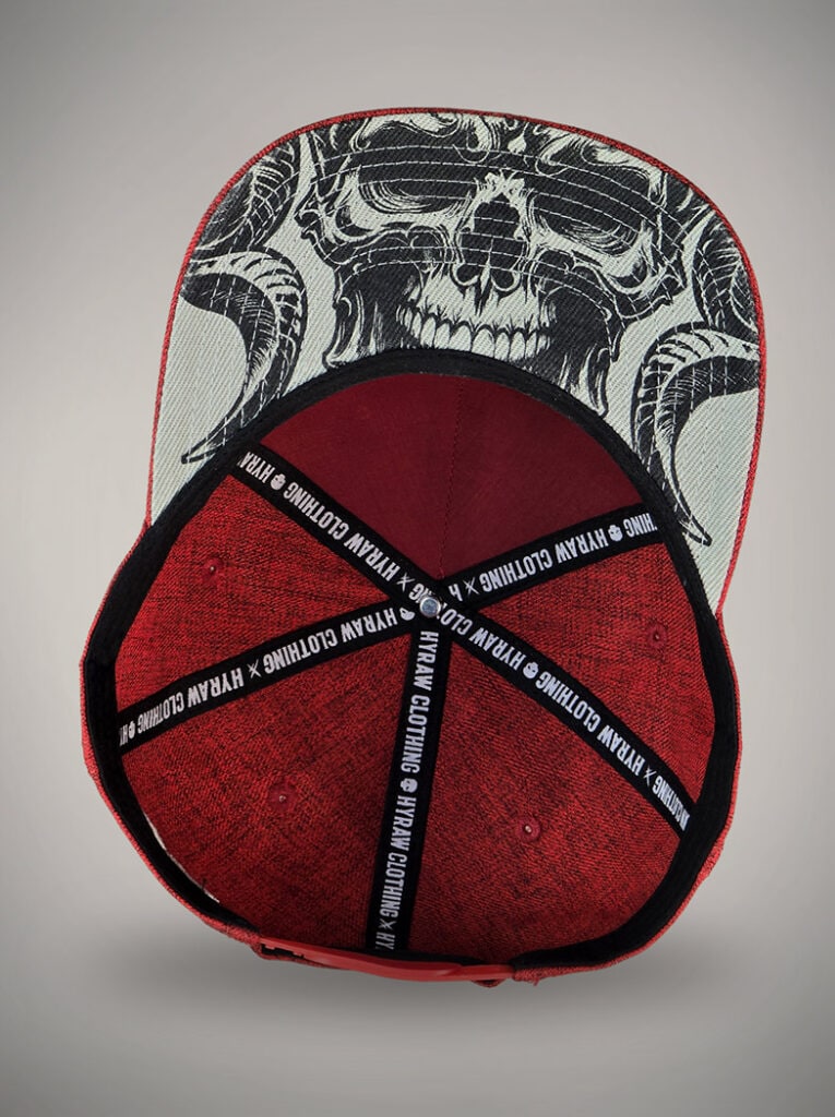 HEATER RED Snapback Cap 1.jpg