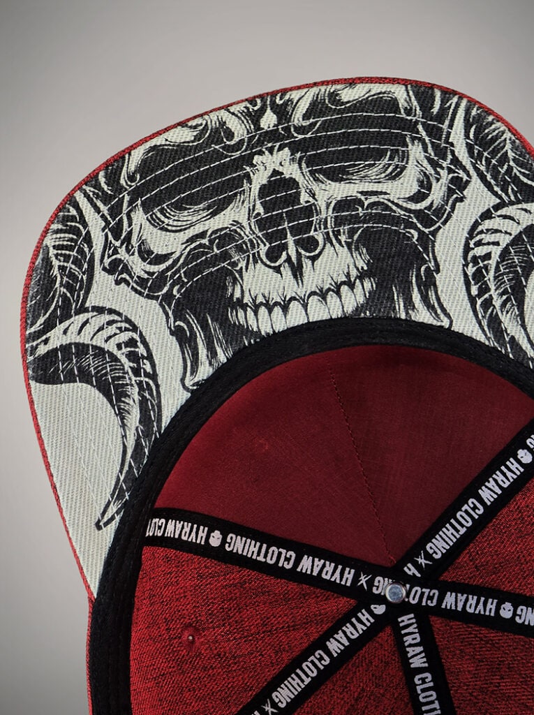 HEATER RED Snapback Cap 5.jpg