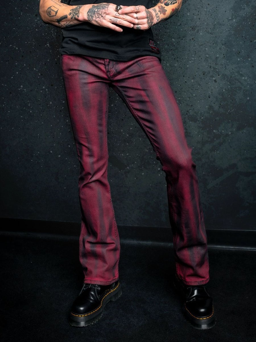 Hellraiser Coated Wornstar Jeans red out.jpg