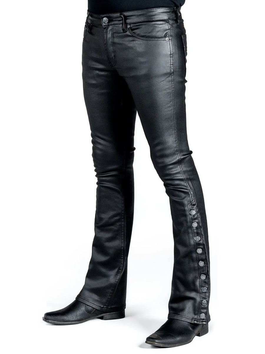 Hellraiser Side Button Waxed Wornstar Jeans 1.jpg