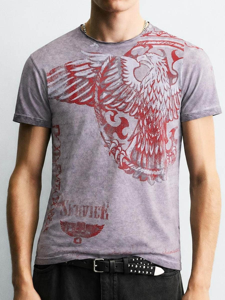 Highway Eagle T-shirt - Washed Black.jpg