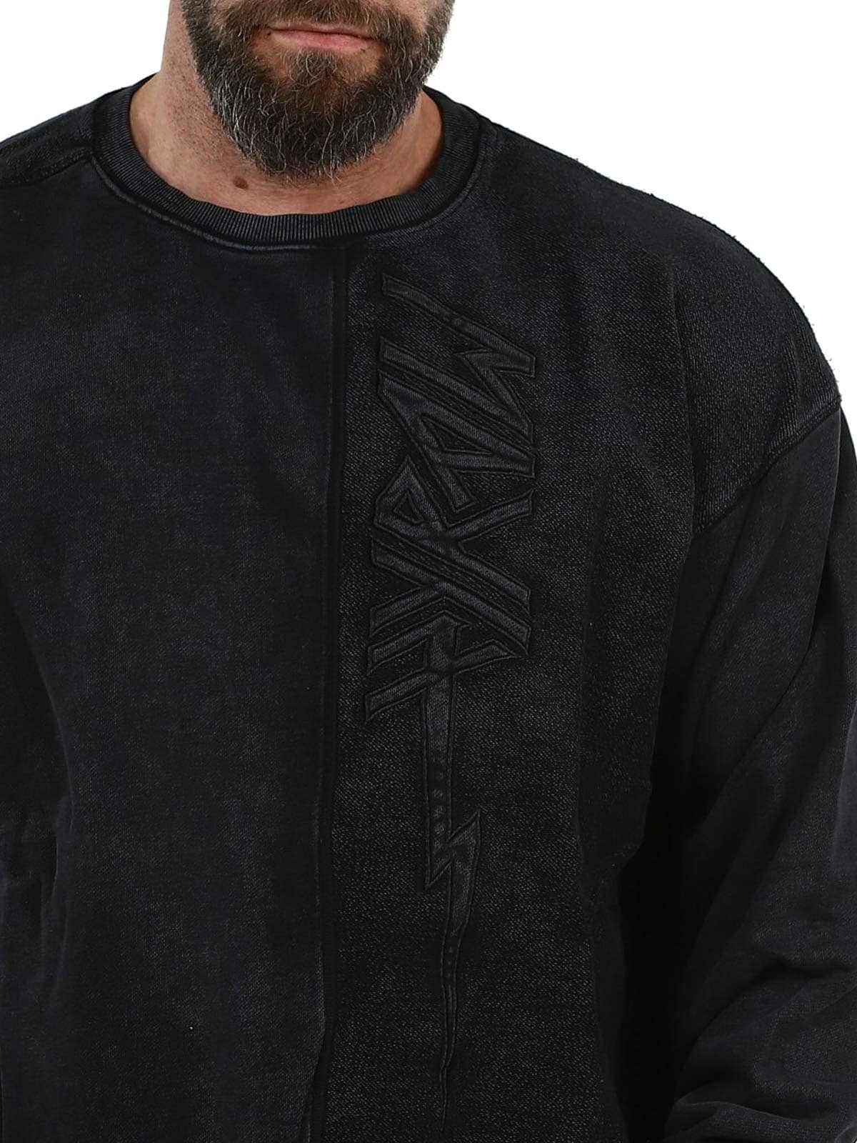 Hyraw Bolt Oversized Sweater Black_1.jpg