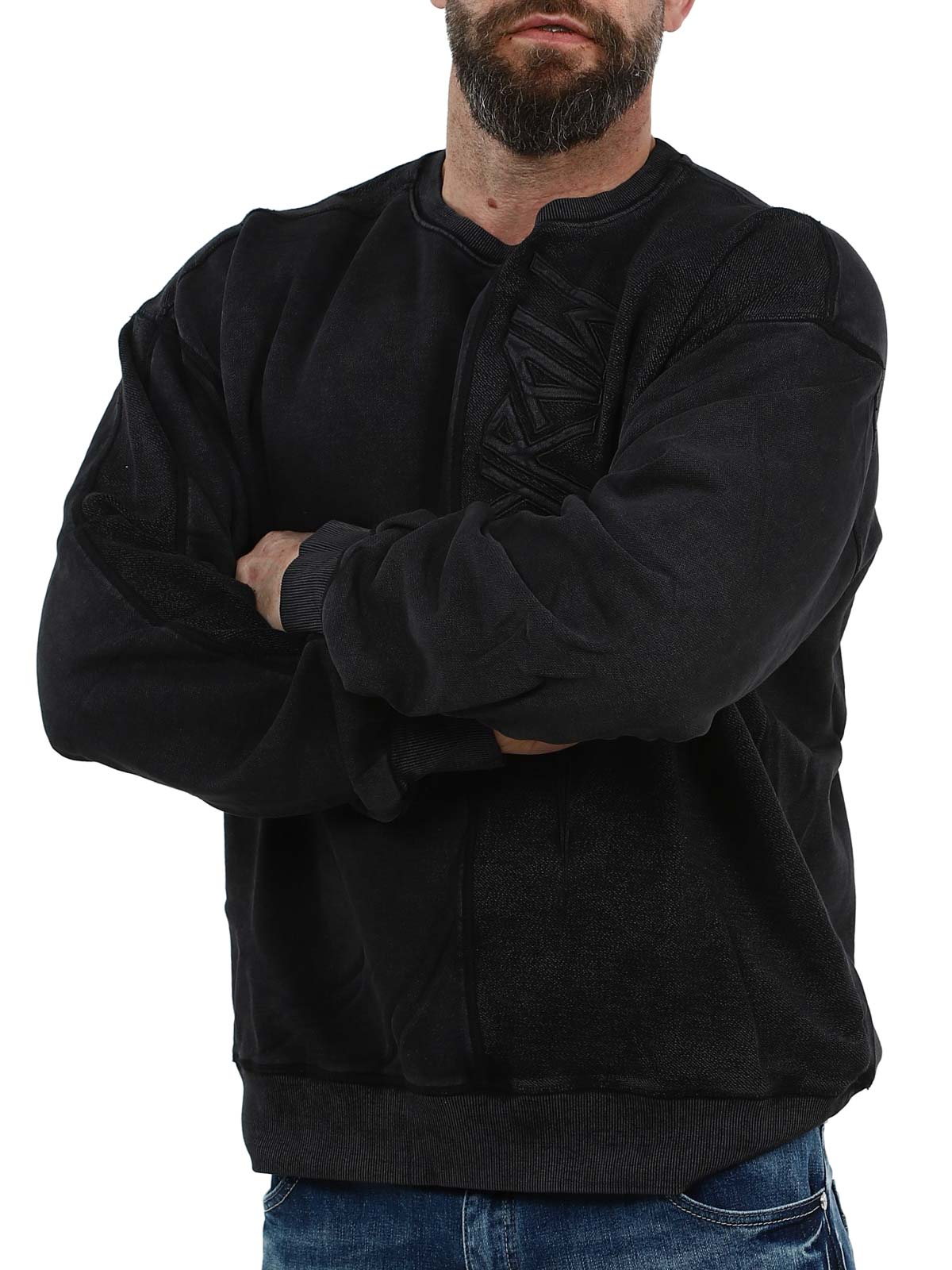 Hyraw Bolt Oversized Sweater Black_4.jpg