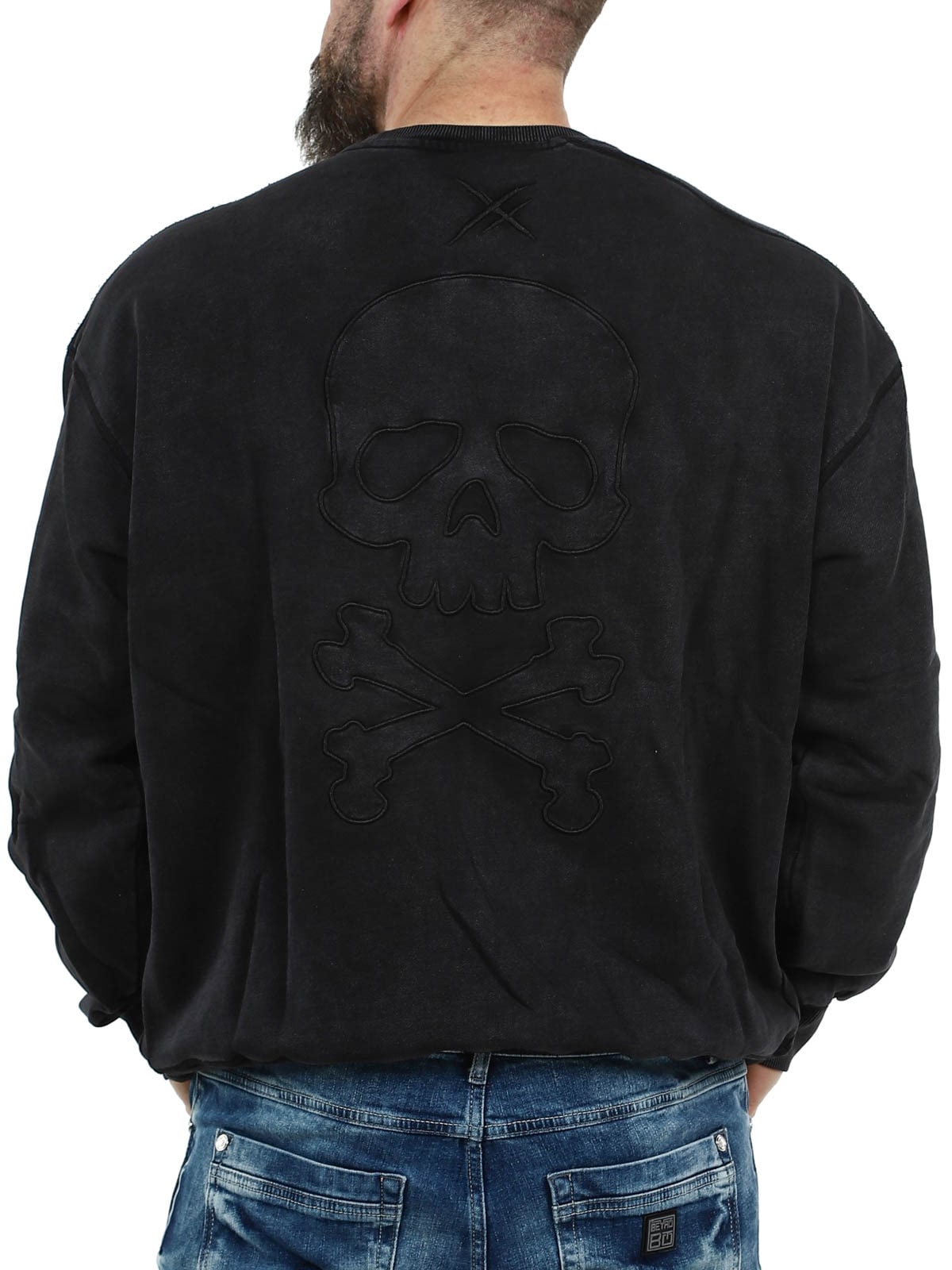 Hyraw Bolt Oversized Sweater Black_6.jpg