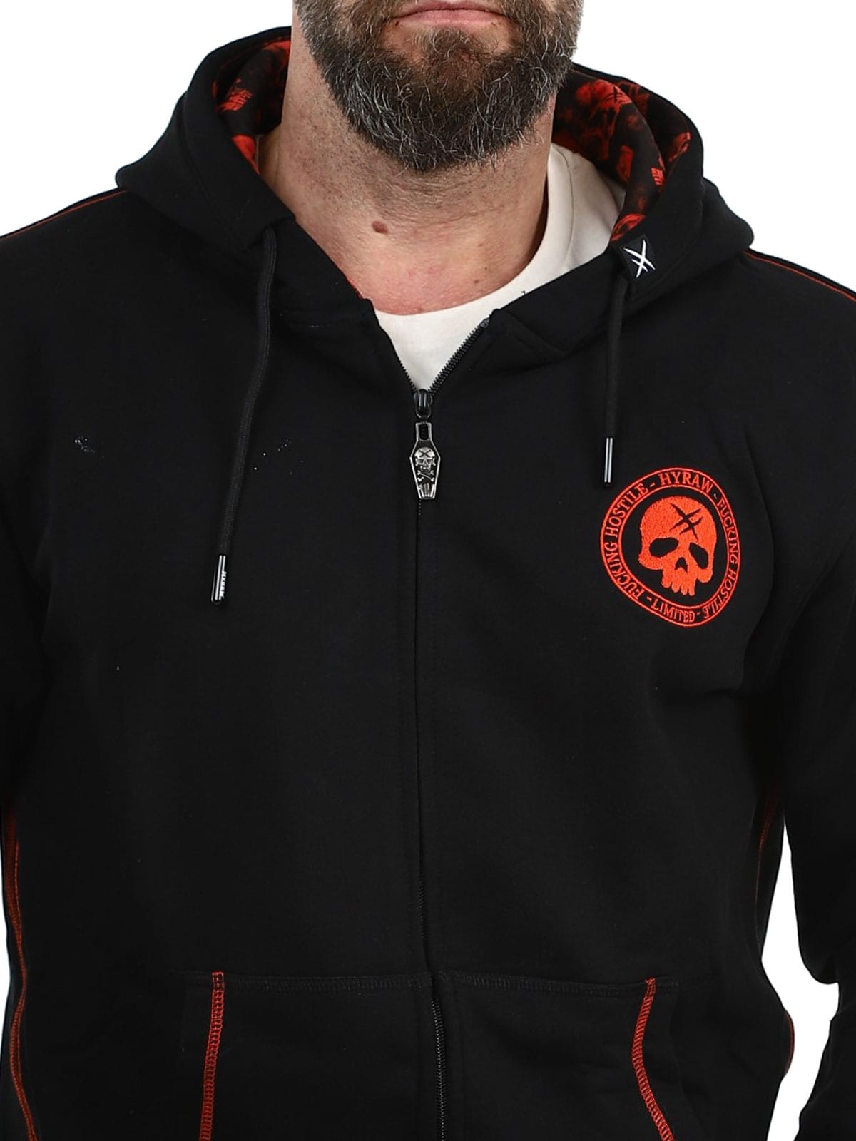 Hyraw Horned Zip Hoodie - Svart_1.jpg