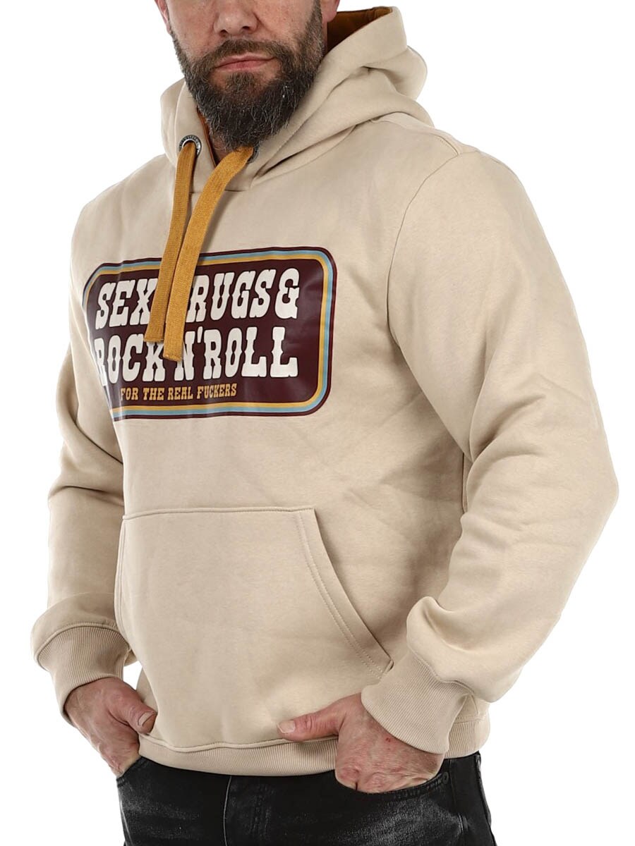 King Kerosin Rock N Roll Hoodie - Beige new_5.jpg