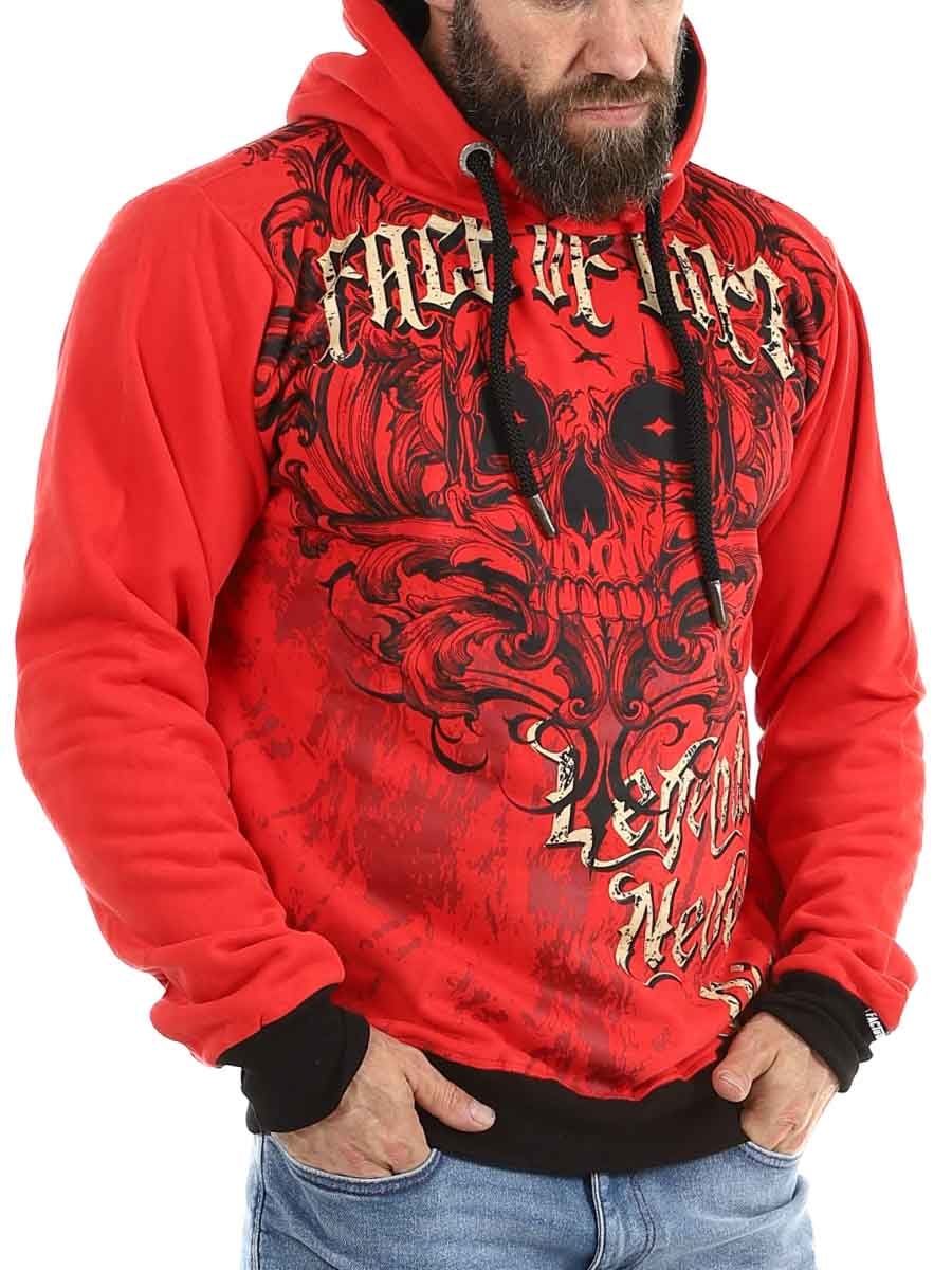 Legends Never Die Hoodie Red Lars_1.jpg