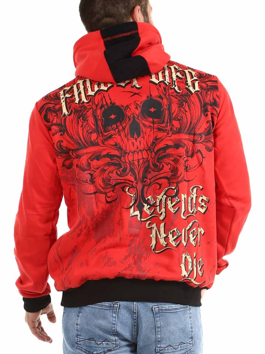 Legends Never Die Hoodie Red Lars_3.jpg