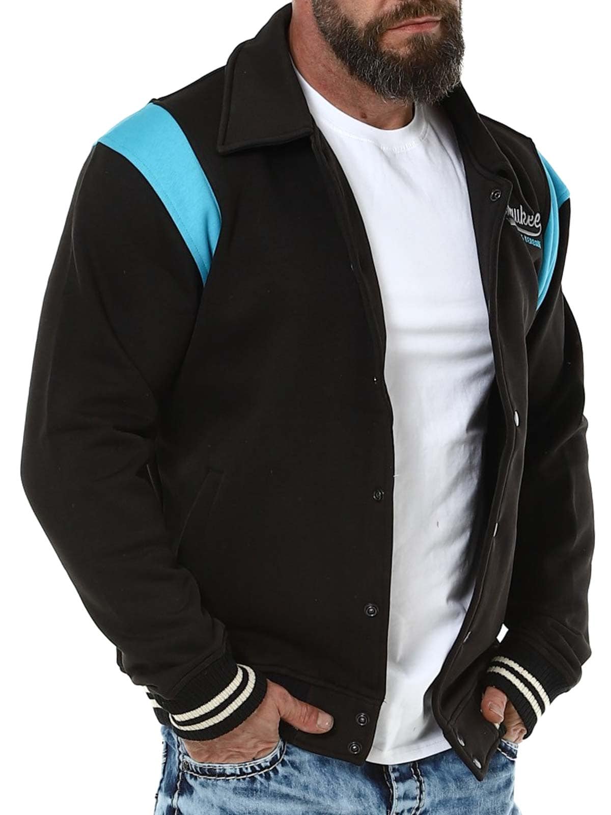 Milwaukee Jacket black green King Kerosin_1.jpg