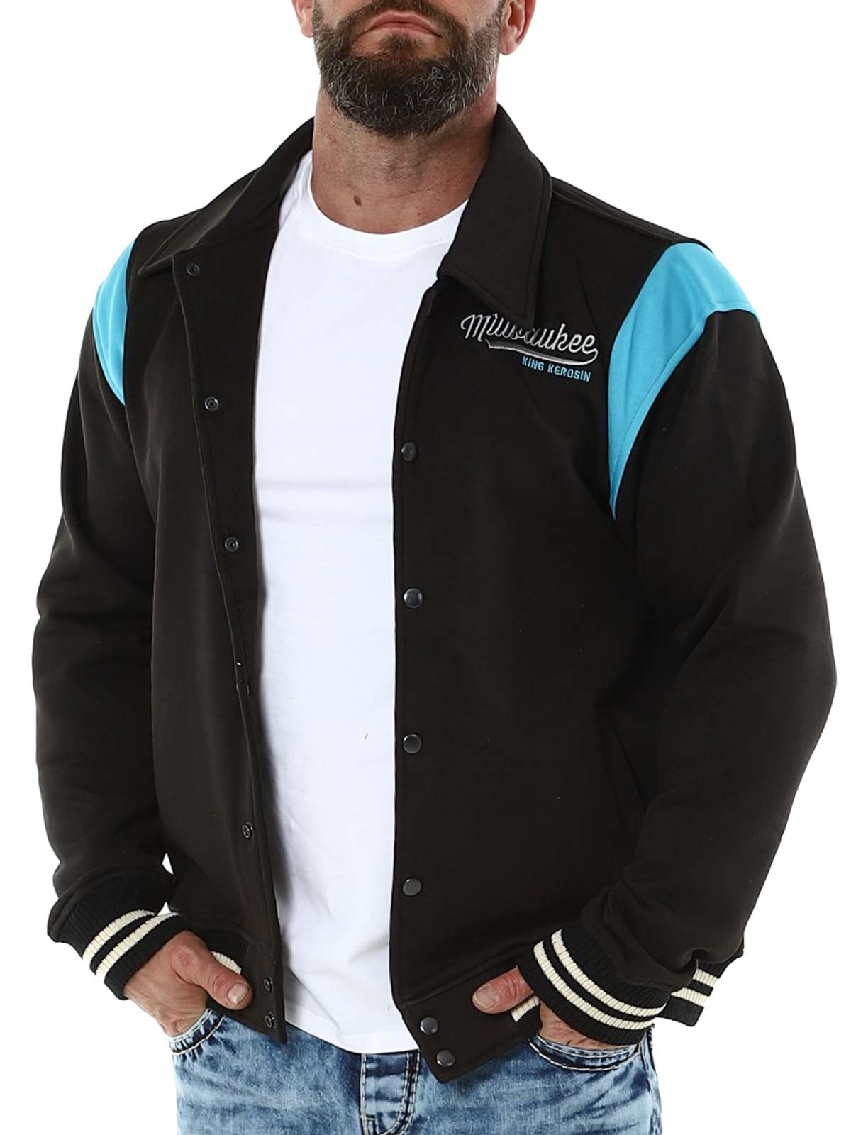 Milwaukee Jacket black green King Kerosin_2.jpg