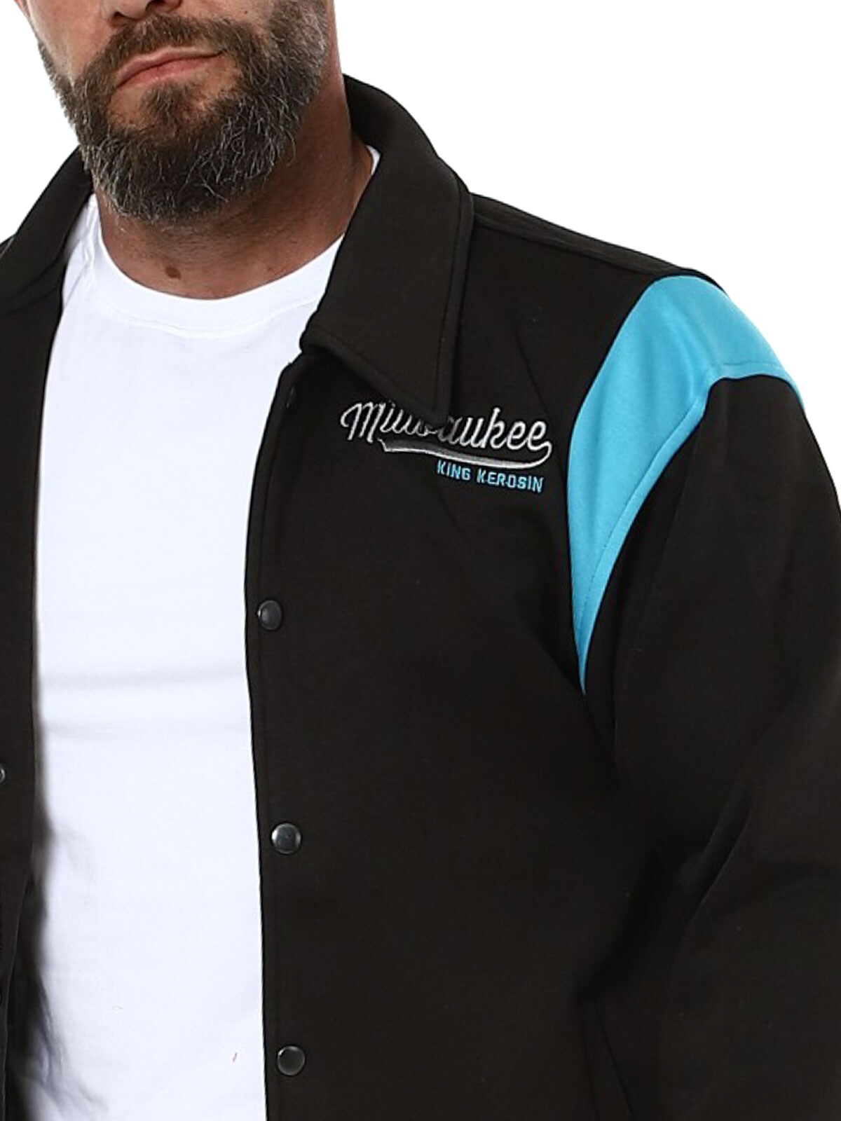 Milwaukee Jacket black green King Kerosin_3.jpg