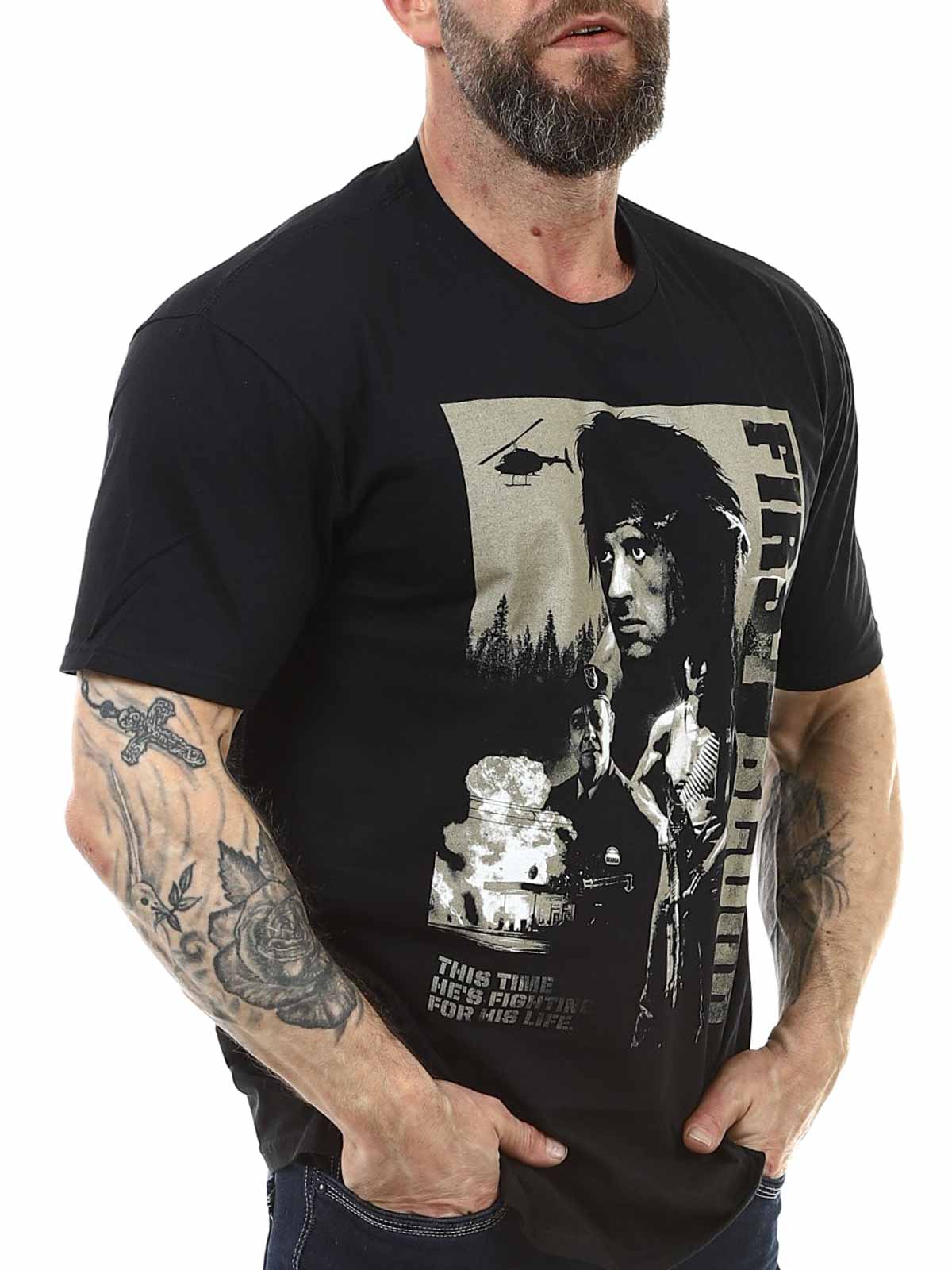 Rambo First Blood T-shirt Brown_2.jpg