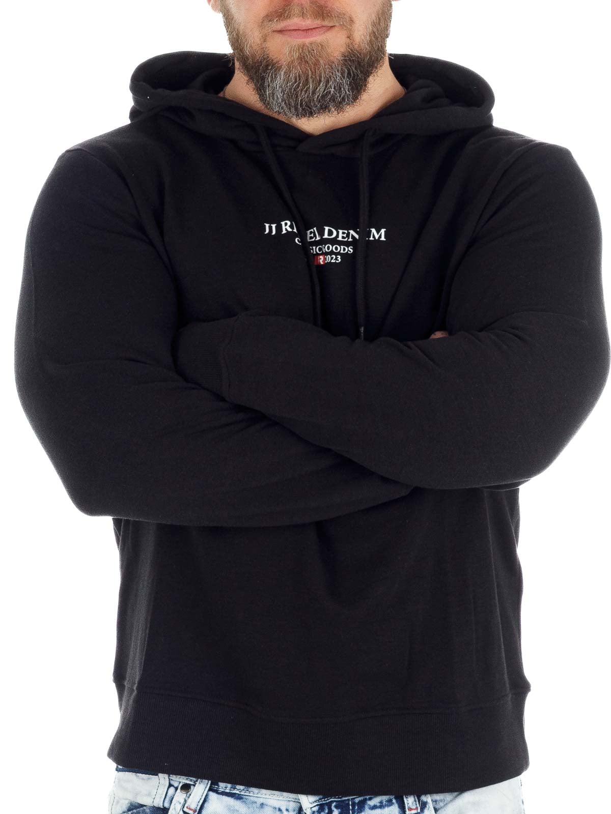 Rebel Print Hoodie dark black_5.jpg