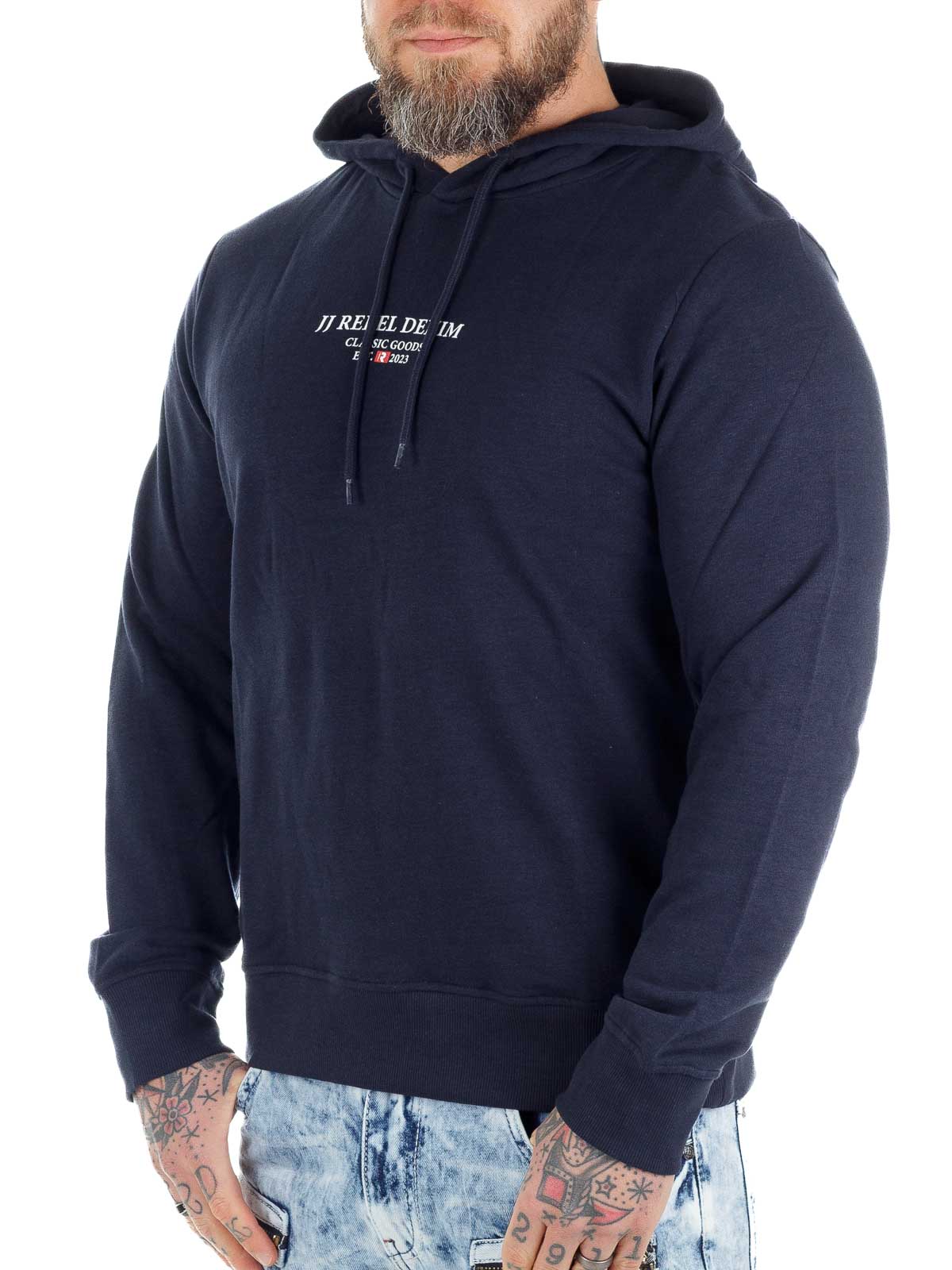 Rebel Print Hoodie dark blue_2.jpg