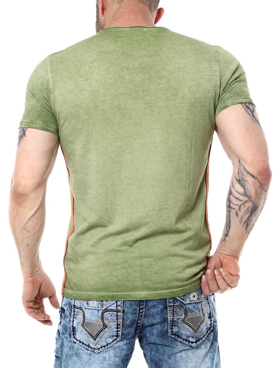 Rusty Neal Classic T-shirt - green main.jpg