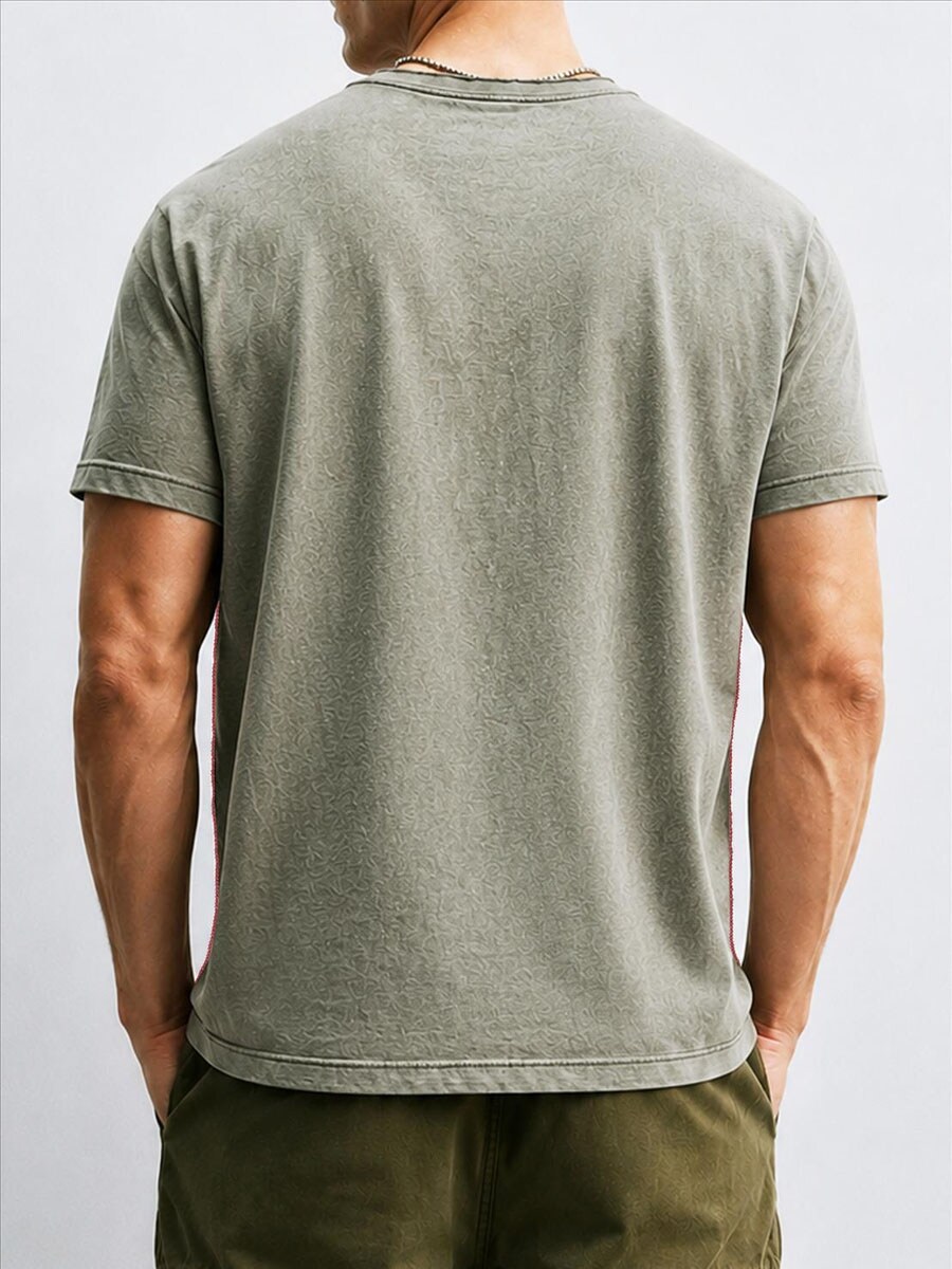 Rusty Neal Logo T-shirt - Khaki 12.jpg