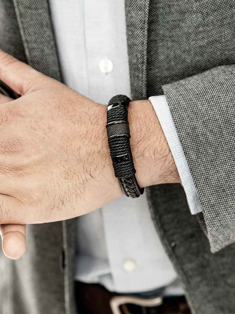 Serasar Ring Leather Armband b027 2.jpg