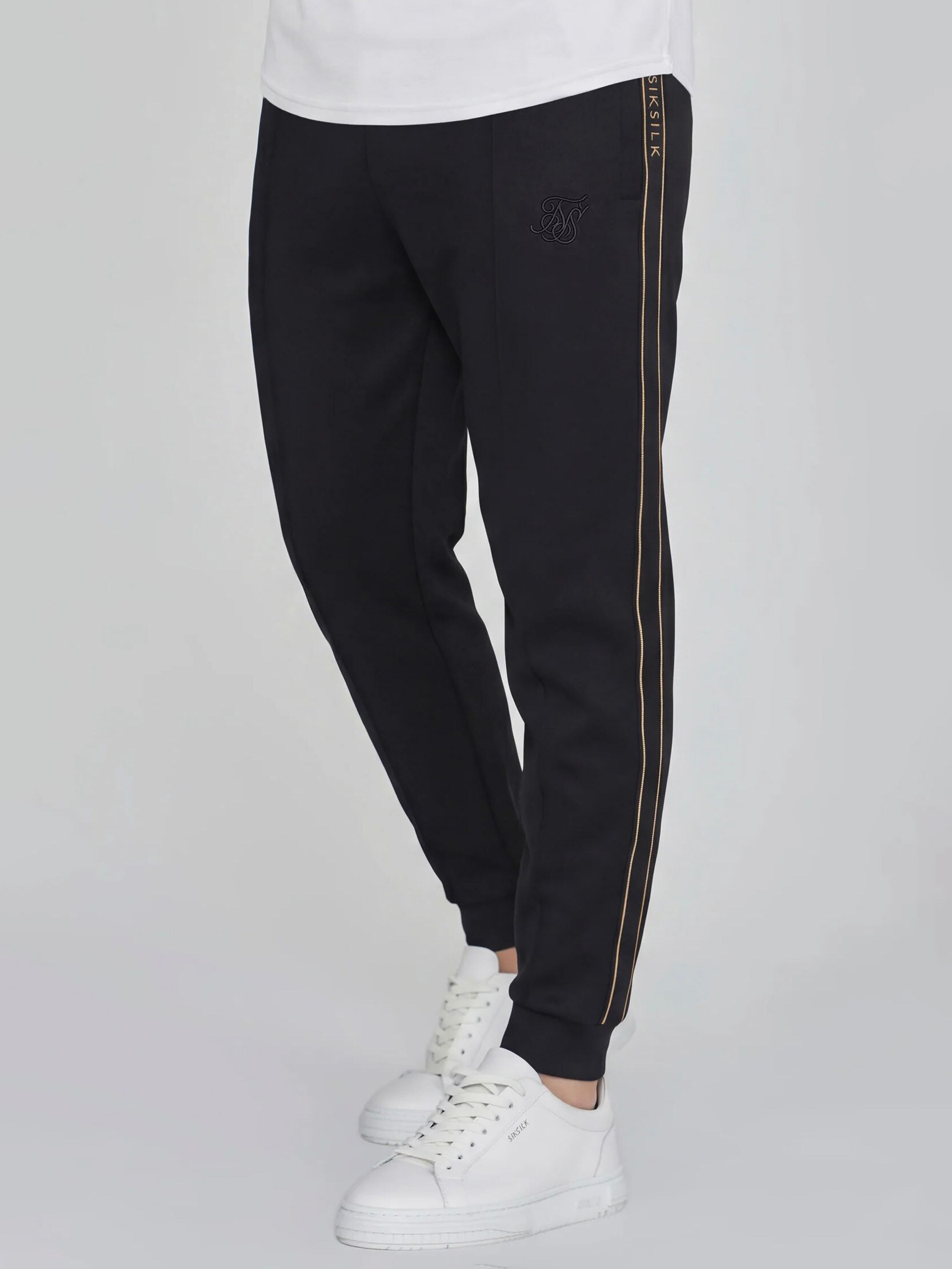 Tapered 28222 SikSilk Joggers black.jpg