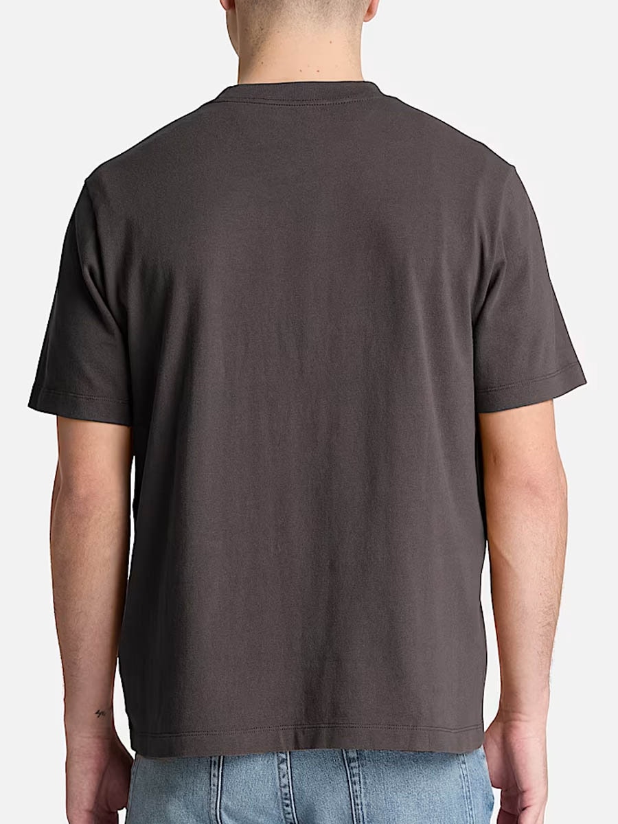 Timberland Leather Badge T-shirt - Svart 3.jpg