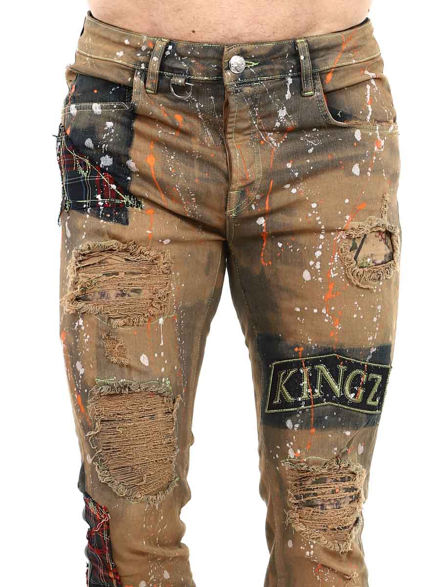 Valerix Kingz Jeans Green Brown_4.jpg