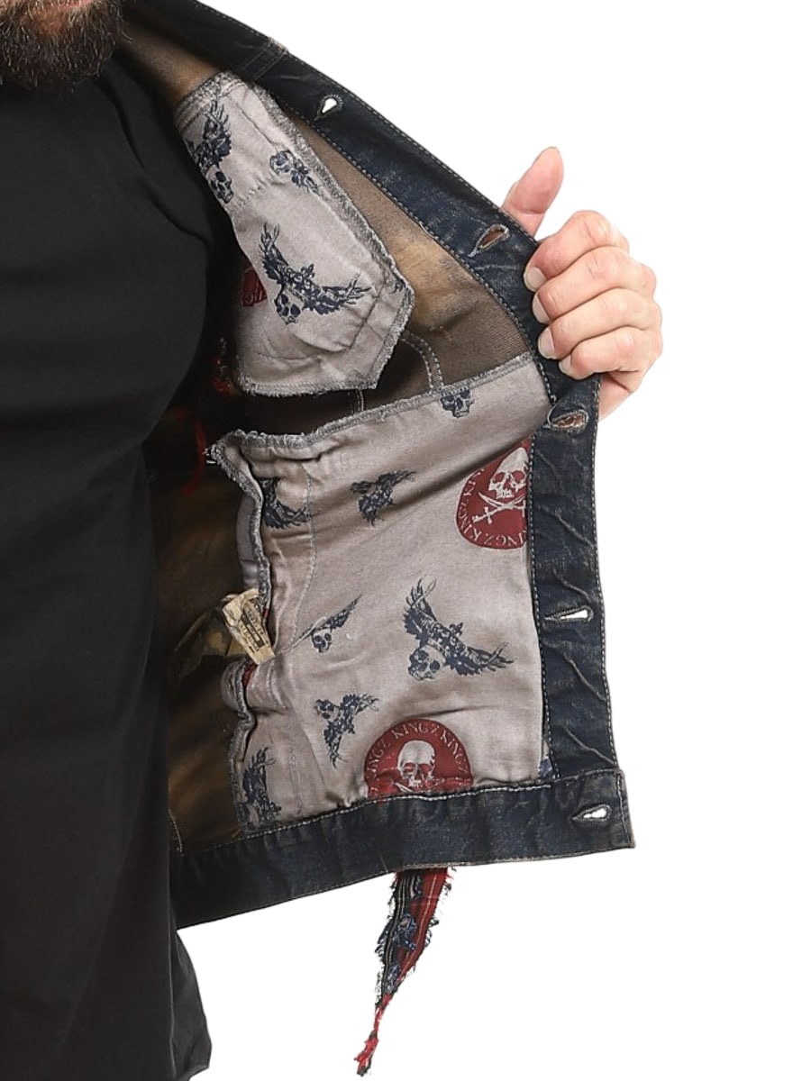Wakuda Kingz Jeansjacka - Brun-10.jpg
