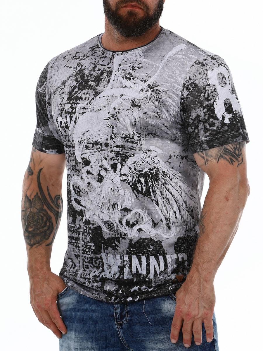 Winners Eagle T-shirt - Dark Grey main.jpg