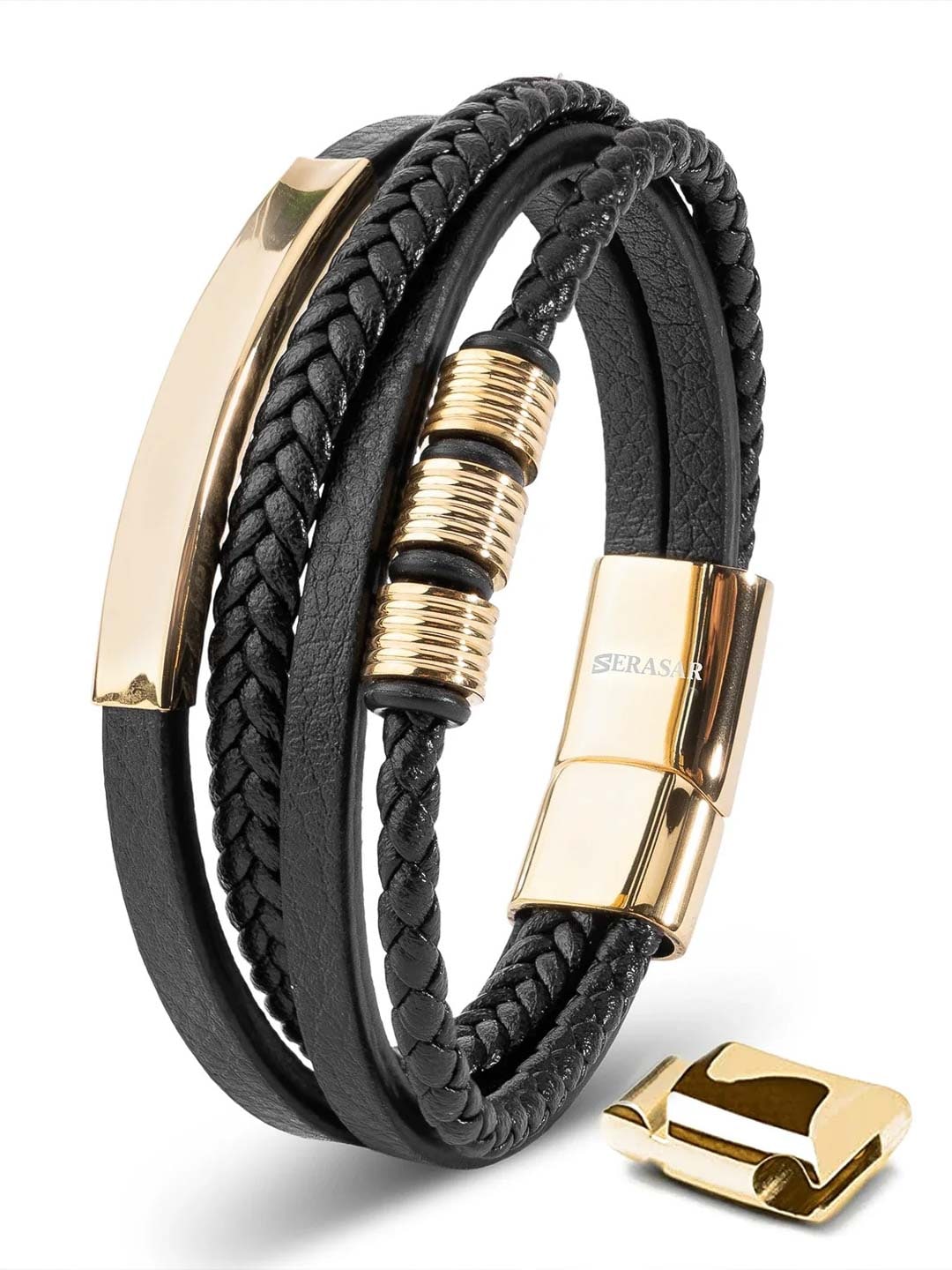 X-B044-gold Serasar Brave Leather Armband.jpg