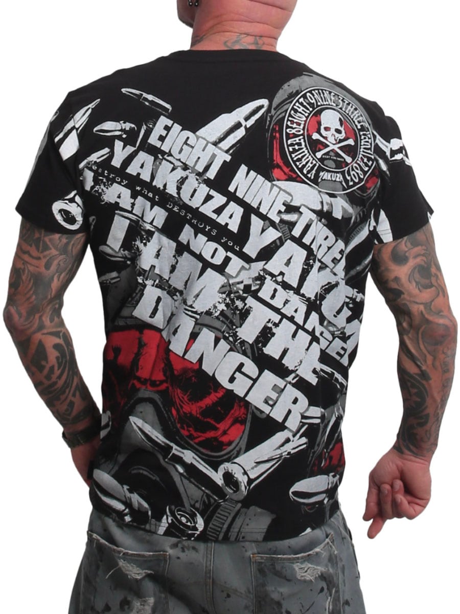 Yakuza Danger Allover T-shirt 1.jpg